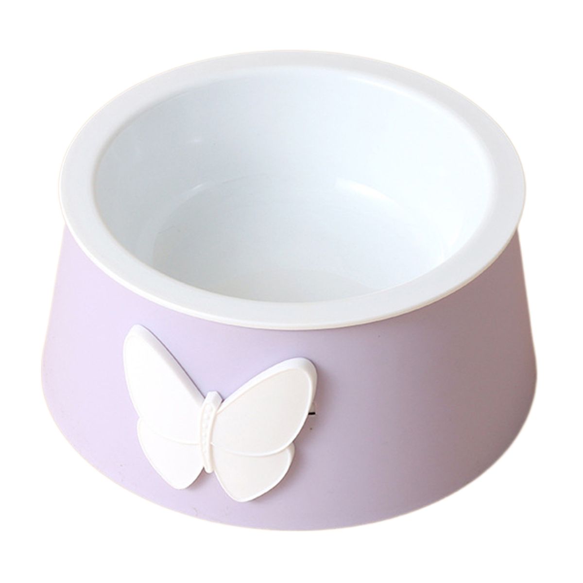 Cat Bowl Pet Feeder Dog Cat Bowl Purple