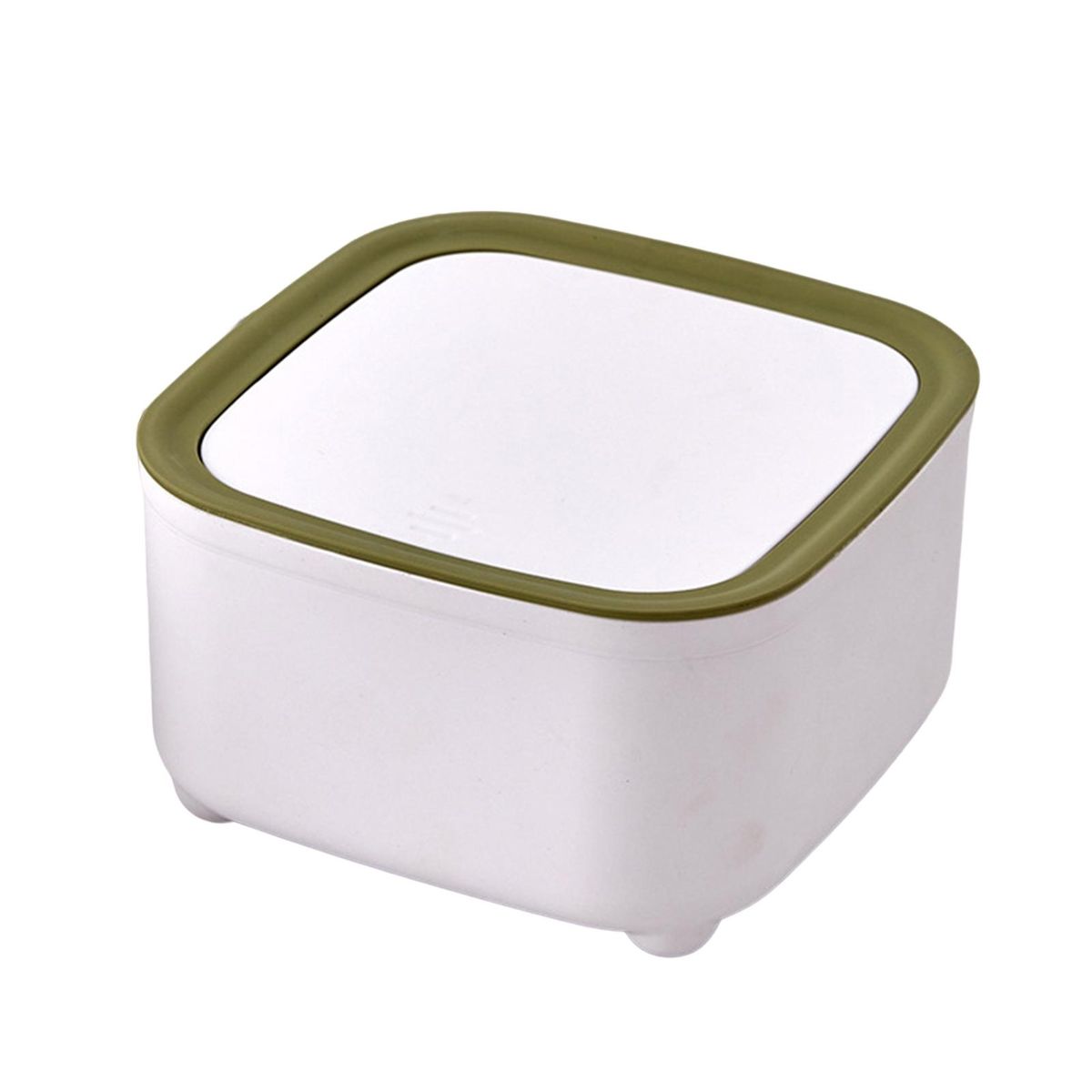 Garbage Container Desk Garbage Waste Bin Can Green