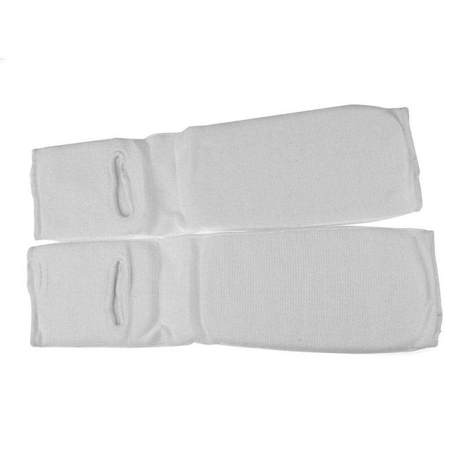 Instep Shin Guard Protector Taekwondo Foot Gear Leg Shank S White