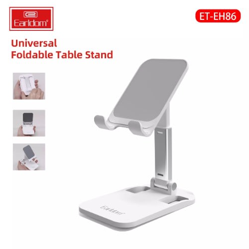 Earldom Foldable Desktop Tablet +Phone Holder & Stand- Metal -E38