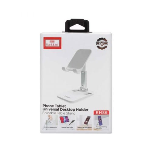 Earldom Foldable Desktop Tablet +Phone Holder & Stand- Metal -E38
