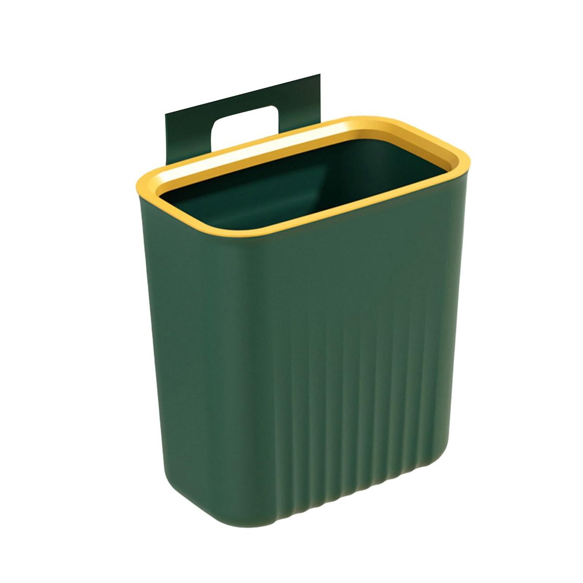 Trash Bin Wall Hanging Recycling Trash Bin Green
