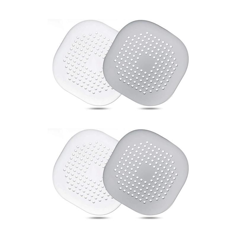 Drain Cover for Shower Silicone Hair Stopper, for Bathroom,