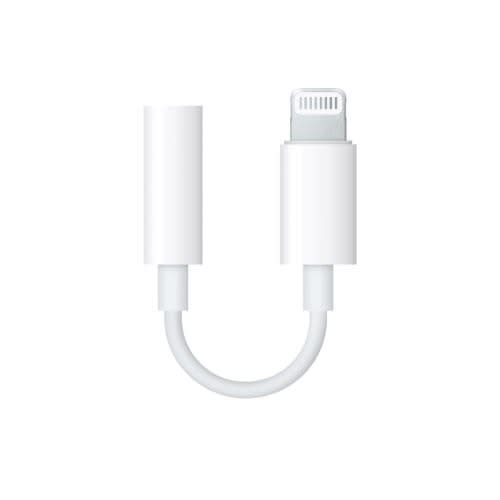 Lightning To Headphone Jack Bluetooth Cable - White