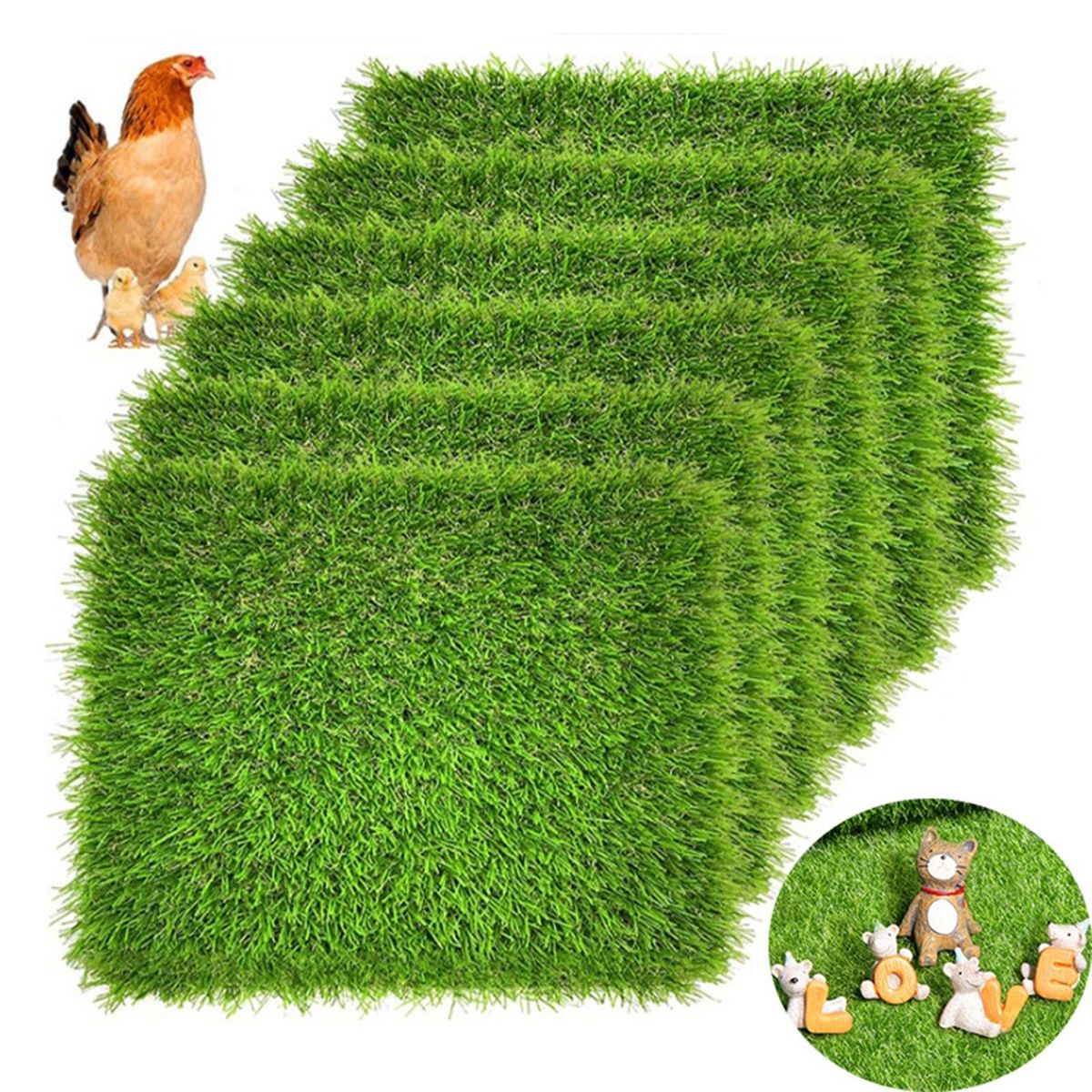 Easy to Use Chicken Nest Pad Premium Coop Comfort 4pcs for Egg
