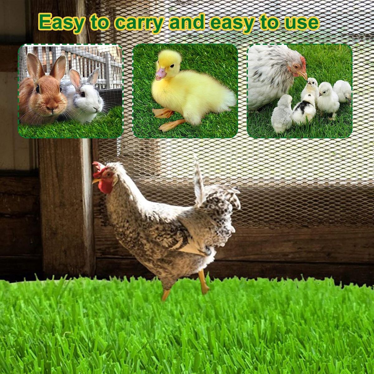 Easy to Use Chicken Nest Pad Premium Coop Comfort 4pcs for Egg
