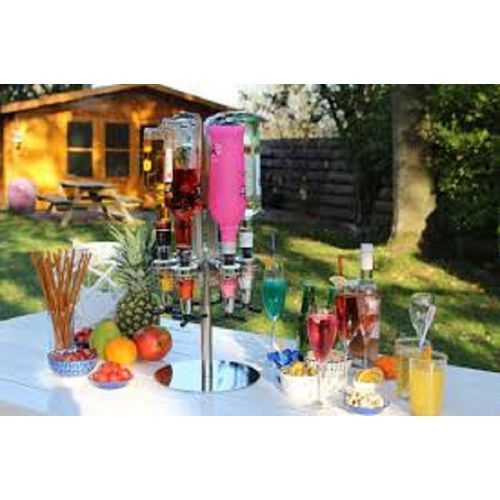 6 Bottle Drinks Dispenser Wine Champagne Bar Butler