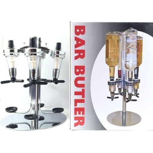 6 Bottle Drinks Dispenser Wine Champagne Bar Butler