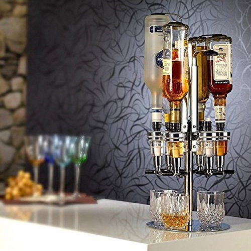 6 Bottle Drinks Dispenser Wine Champagne Bar Butler