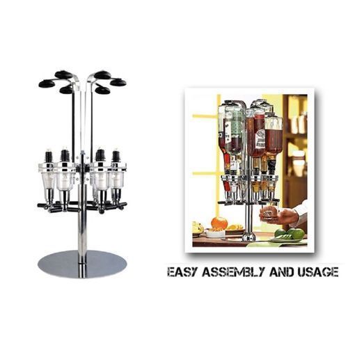 6 Bottle Drinks Dispenser Wine Champagne Bar Butler