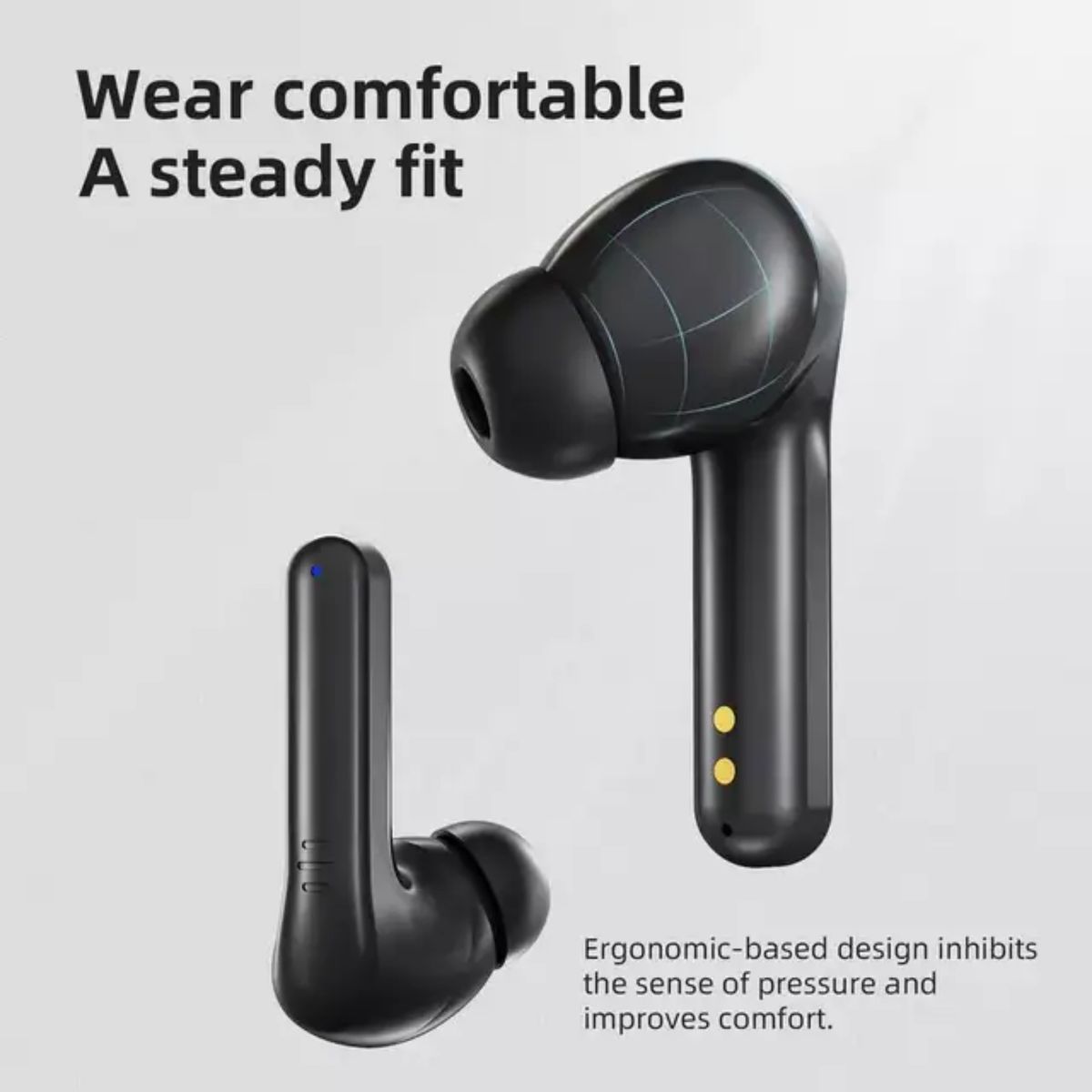 Bluetooth Earpods With Fingerprints & Its Powerbank