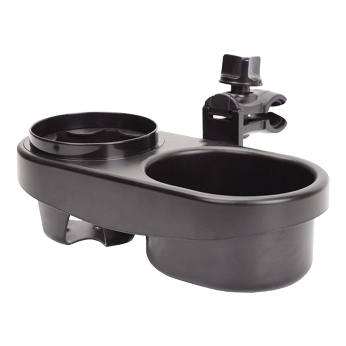 Stroller Tray Snack Tray With Pram Cup Holder Black   Install