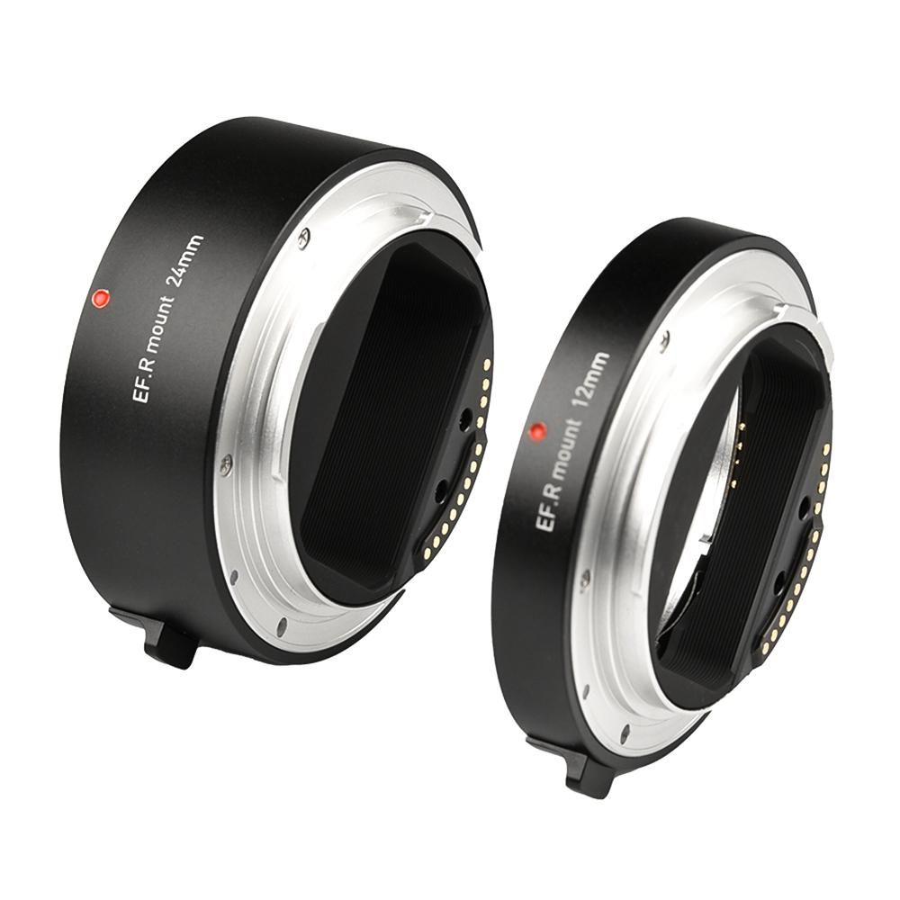 Automatic Extension Tubes 12mm + 24mm R Mount Macro Tubes Sets Lightweight Compatible with Canon RF-Mount Lenses And Canon R5/R6/R7/R10 Camera