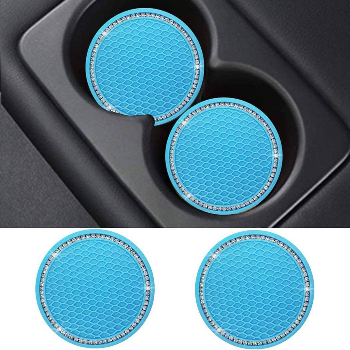 Cup Holder Coaster 2.75 Inch Car Interior Round Cup Holder