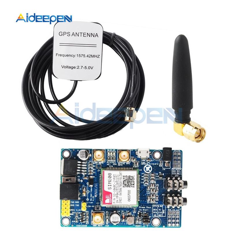 SIM808 GSM GPRS GPS Development Board Module IPX SMA With