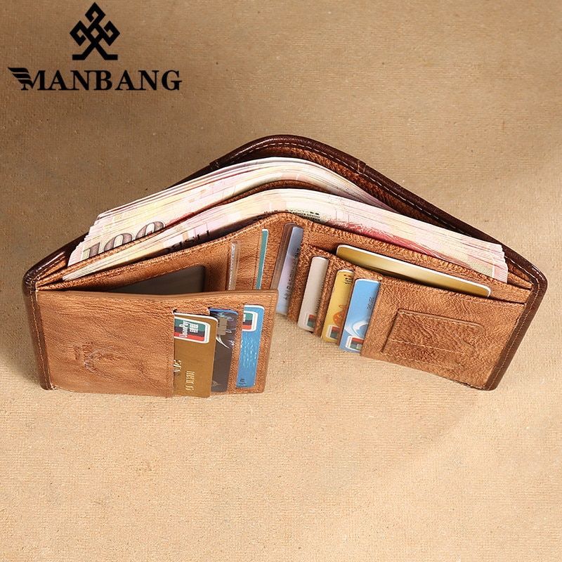 Leather Small Card Holder Wallet Pocket Purse Purses
