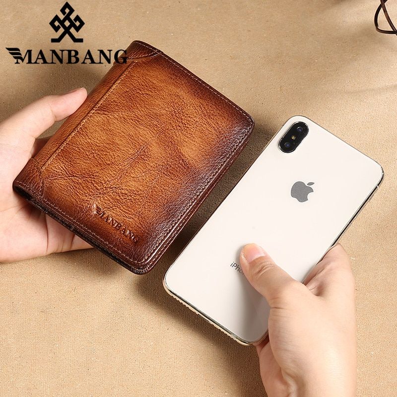Leather Small Card Holder Wallet Pocket Purse Purses