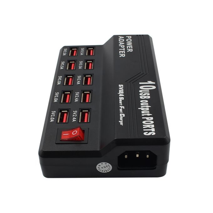 Multifunctional High Speed 10-Port USB AC To DC  Socket USB