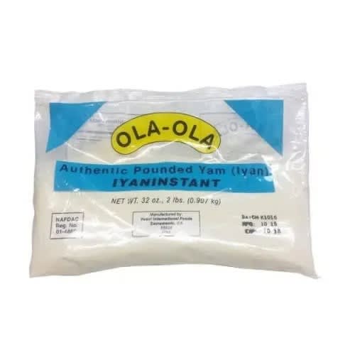 Ola-ola Authentic Pounded Yam - 32oz / 0.907 Kg