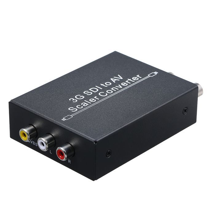 3G SDI To AV Scaler Converter HD SD L/R Analog Stereo Audio
