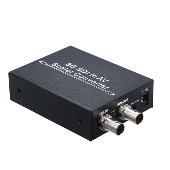 3G SDI To AV Scaler Converter HD SD L/R Analog Stereo Audio