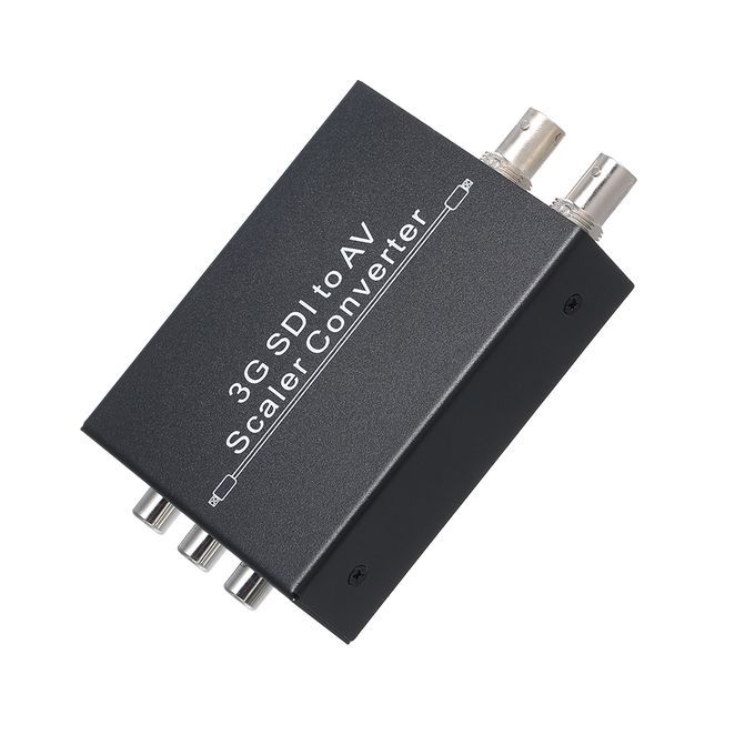 3G SDI To AV Scaler Converter HD SD L/R Analog Stereo Audio