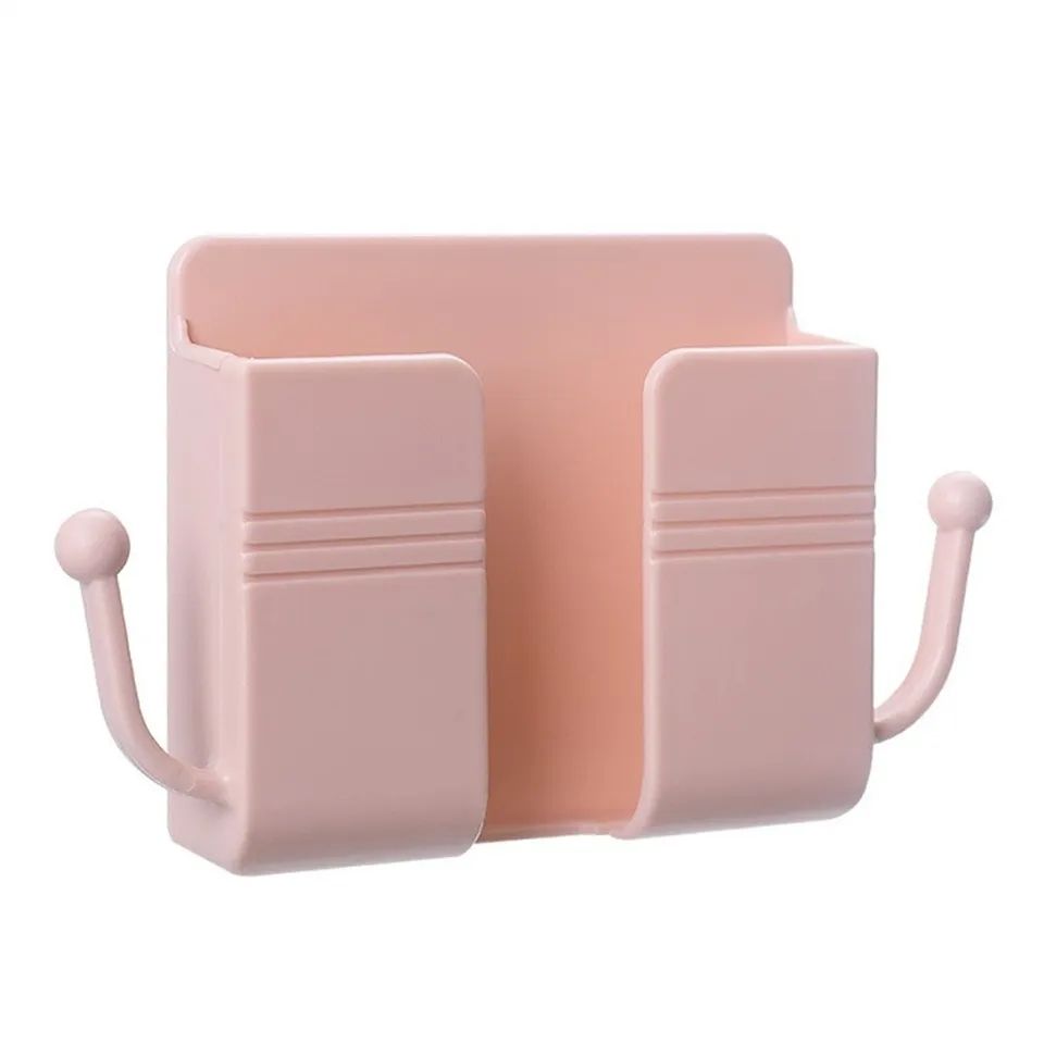 Wall Mount Phone Holder/Remote Organizer