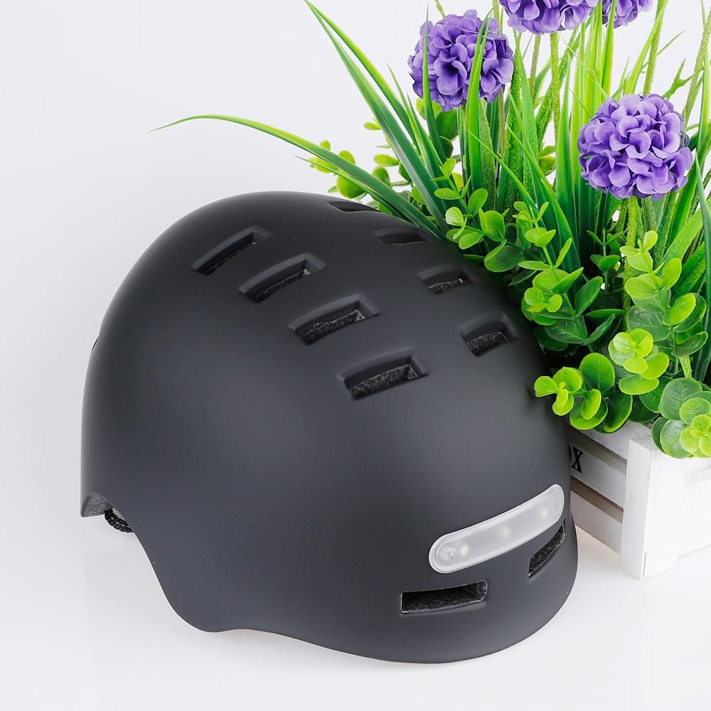Cycling Helmet Breathable & Comfortable Safety Helmet with Front & Rear Light 4 Light Modes for Men Women Bike E-Bike Electric Scooter