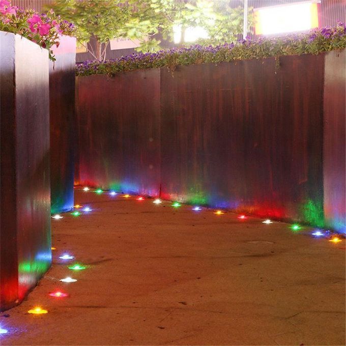 SOLAR POWERED LED UNDERGROUND LAMP ENVIRONMENTAL LIGHT WATER RESISTANCE B8B8