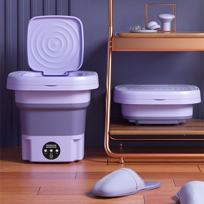 8L Foldable Washing Machine Portable Retractable Household Washing Machine