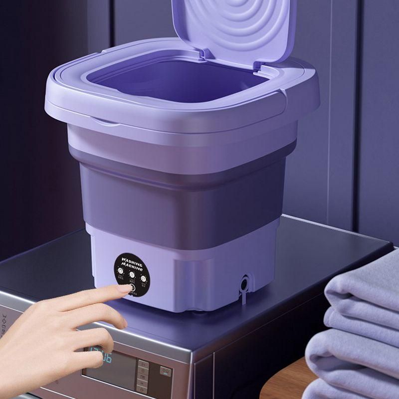 8L Foldable Washing Machine Portable Retractable Household Washing Machine