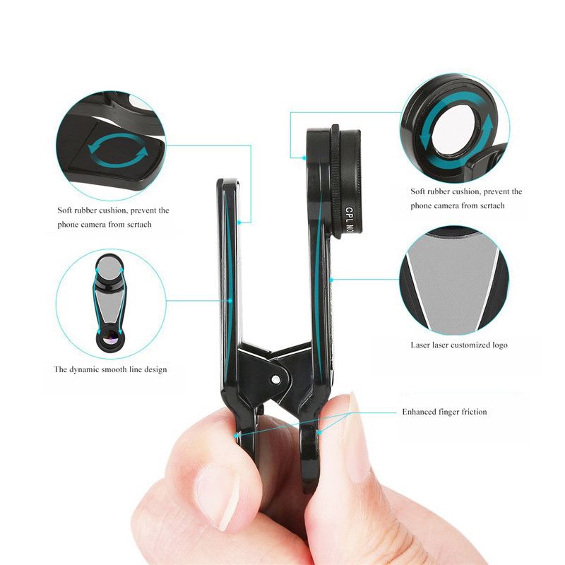 Phone Camera Lens,6 In 1 Cell Phone Lens Kit For Iphone And