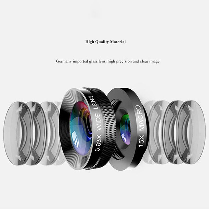 Phone Camera Lens,6 In 1 Cell Phone Lens Kit For Iphone And