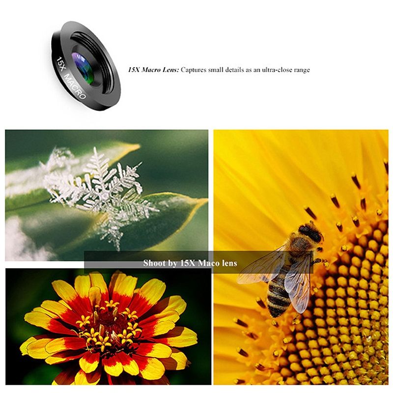 Phone Camera Lens,6 In 1 Cell Phone Lens Kit For Iphone And