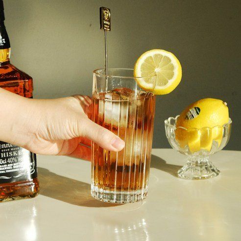Classic Highball Glass Beer Mug Straight Cup 420ml 6pcs