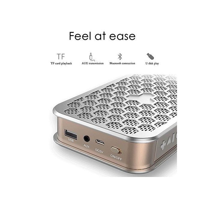 Card Can Be Read USB With Remote Control NFC Connection Bluetooth Portable Speaker Outdoor Speakers(Red) HT-S