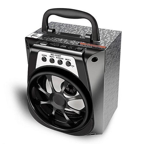 MS-133BT Multifunction Portable High Power Output FM Radio Bluetooth Speaker HT-S