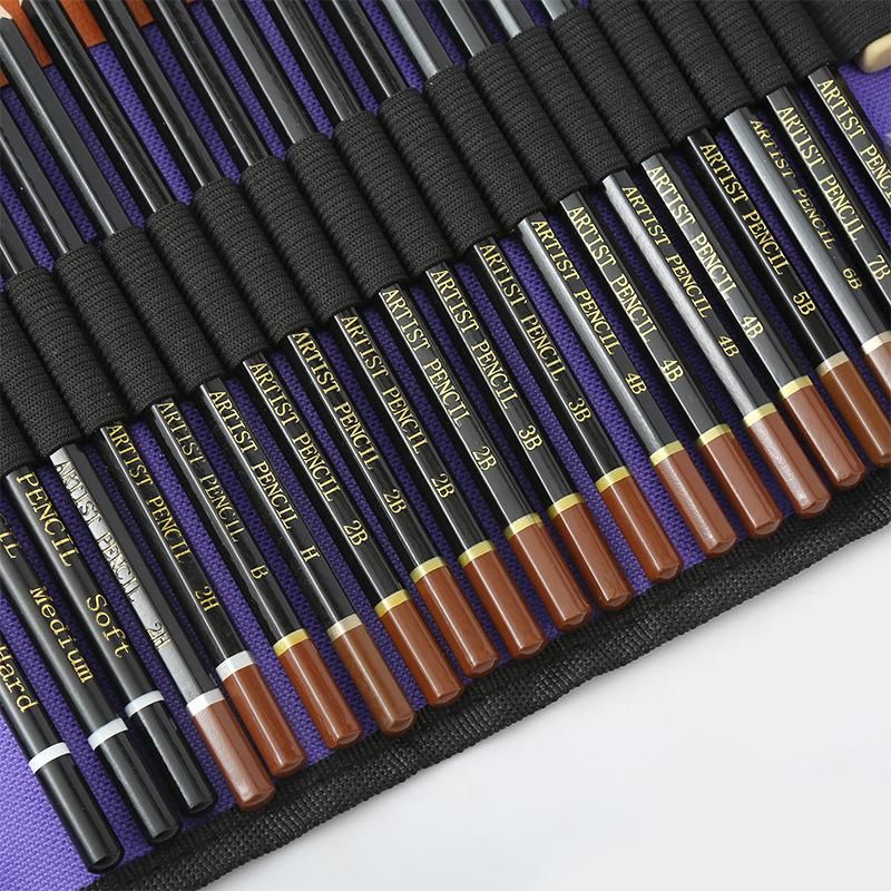 28 Pieces Sketch Set 40 Pieces Drawing Pencil Set 2 H-8B Art Only for Painting Pencils