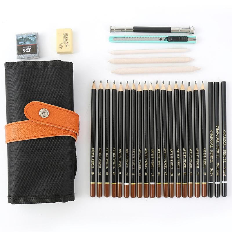 28 Pieces Sketch Set 40 Pieces Drawing Pencil Set 2 H-8B Art Only for Painting Pencils