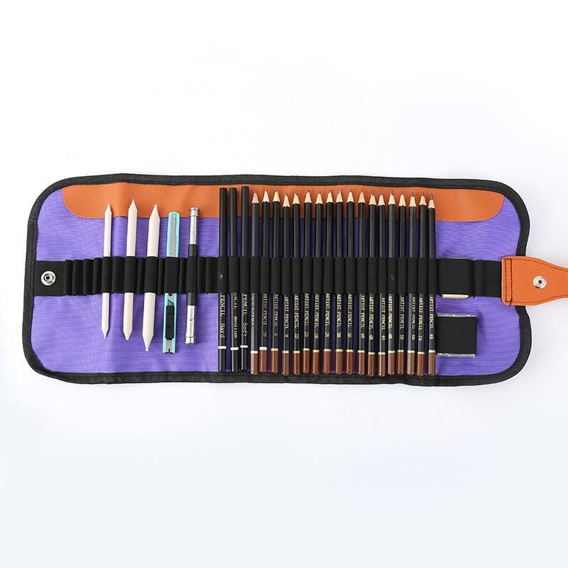 28 Pieces Sketch Set 40 Pieces Drawing Pencil Set 2 H-8B Art Only for Painting Pencils