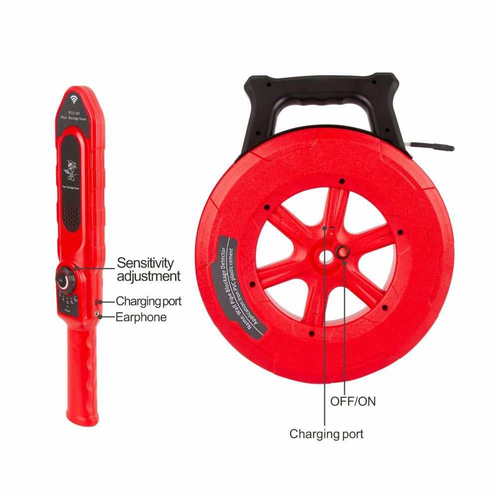 Pipes Blockage Diagnostic-tool Scanner Plumbers Pipeline Blocking Clogging Locating Instrument