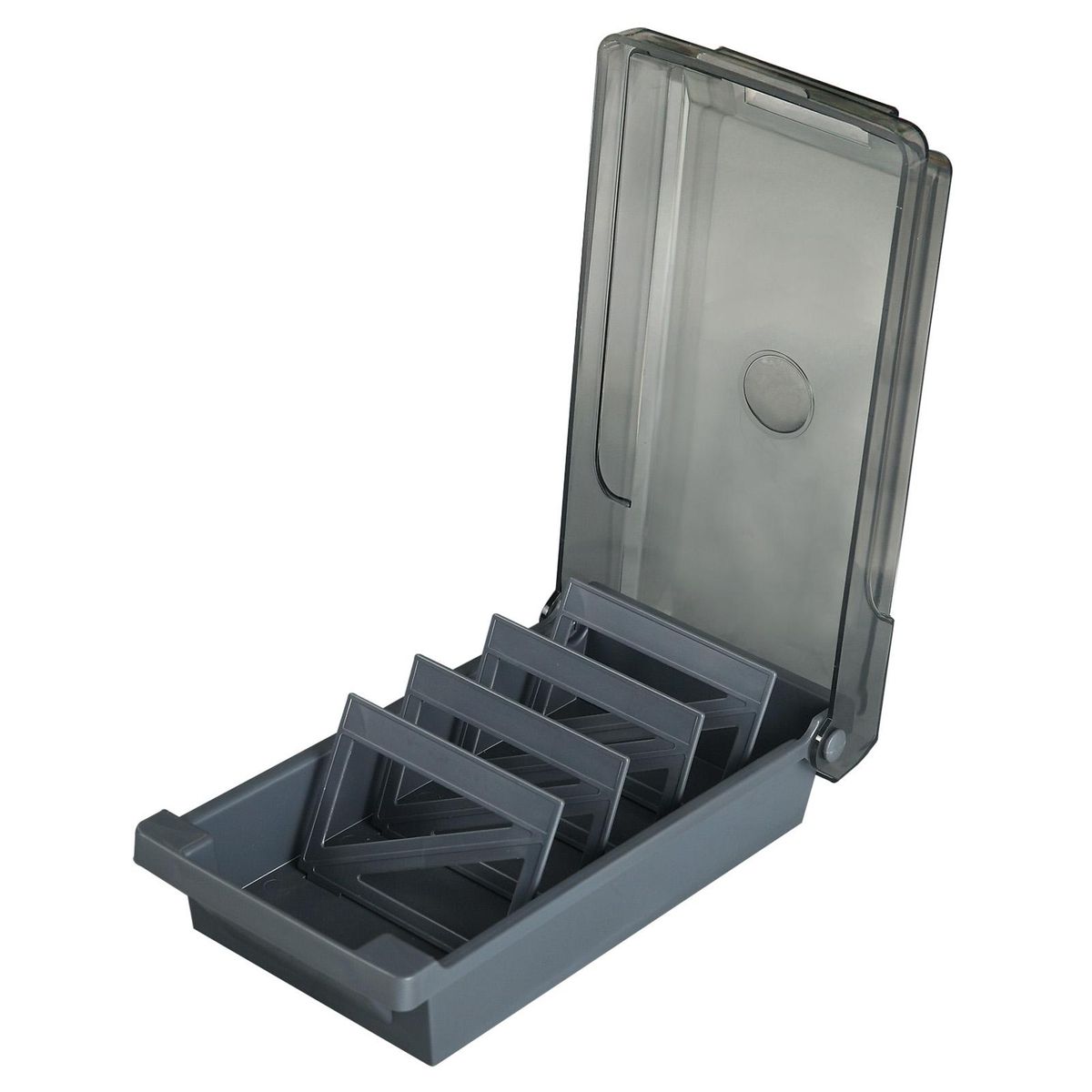 JIELISI Name Card Box Business Card Holder For Desk With Dividers And Index Tabs For Men And Wowen(500 Cards Capacity)