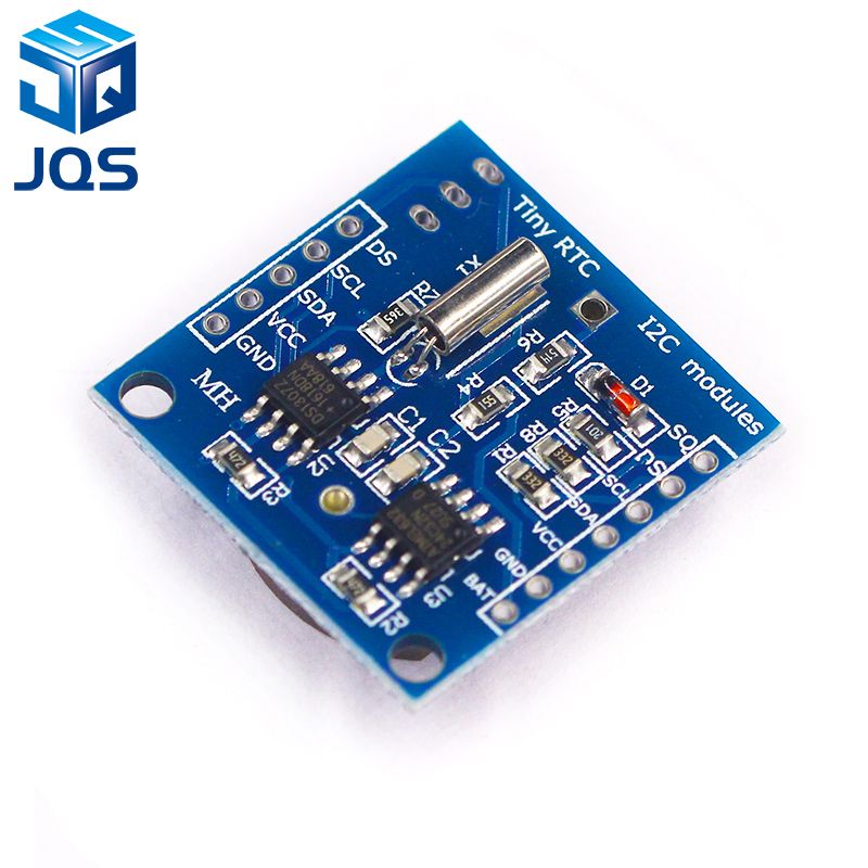 2PCS The Tiny RTC I2C Modules 24C32 Memory DS1307 Clock RTC Module For Arduino (without Battery)