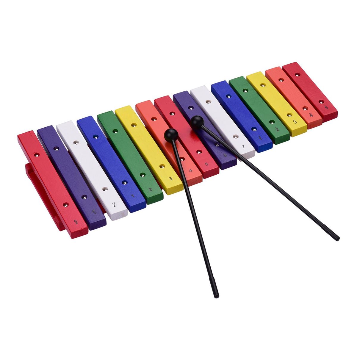 15 Keys Xylophone Colorful Musical Percussion Instrument Early Education Instrument for Music Sense Development