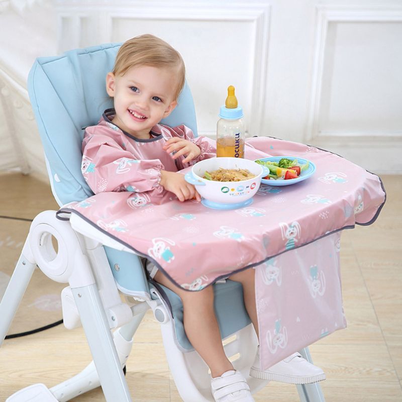 Newborns Bib Table Cover Dining Chair Gown Waterproof