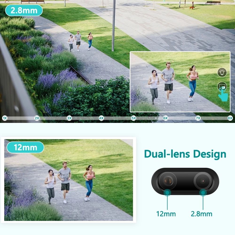 2MP E27 Bulb Surveillance Camera Night Vision Automatic
