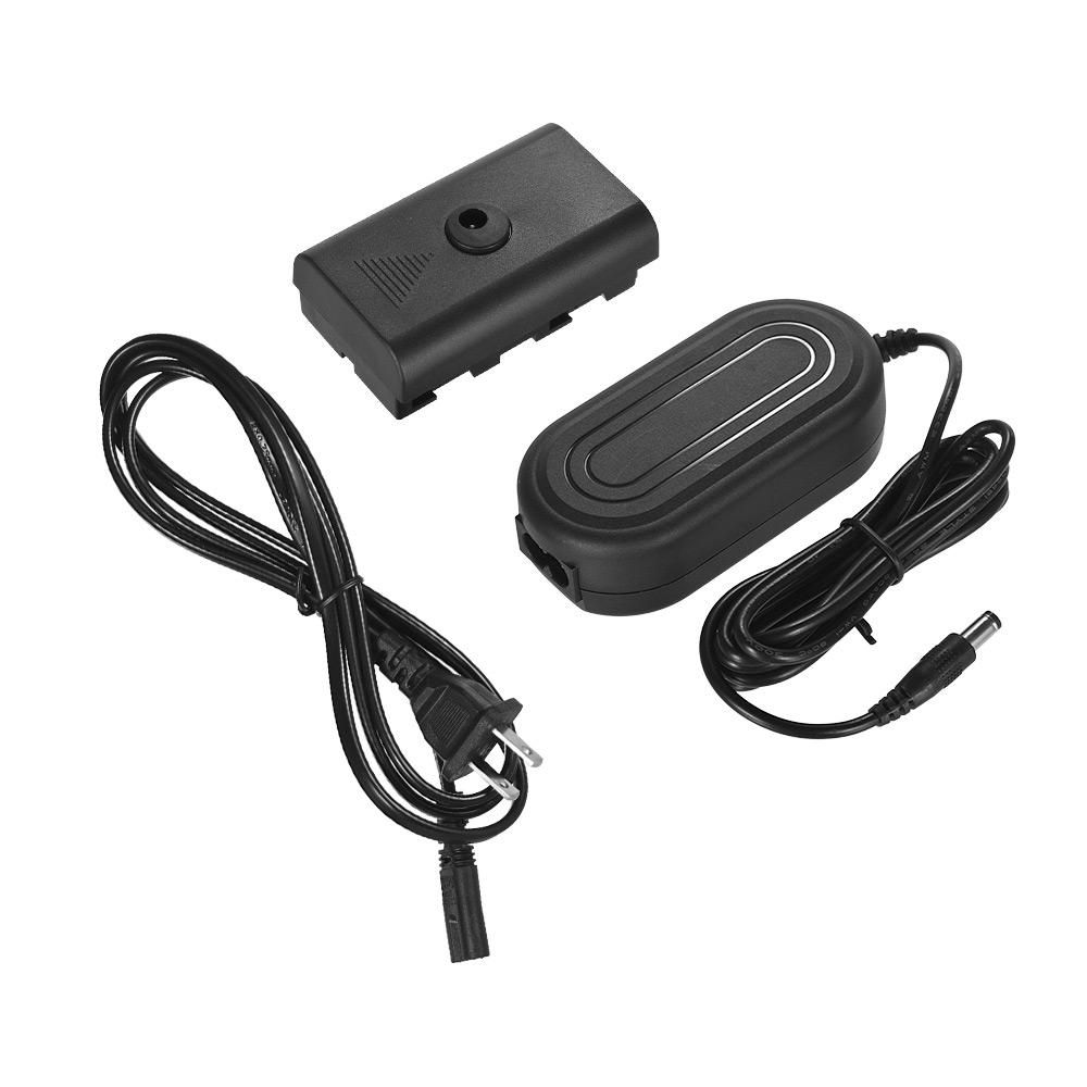 Andoer Dummy Battery DC 8V 3A Switching Power Supply Adapter for NEEWER CN-160 CN-126 Andoer W160 W228  Video Light