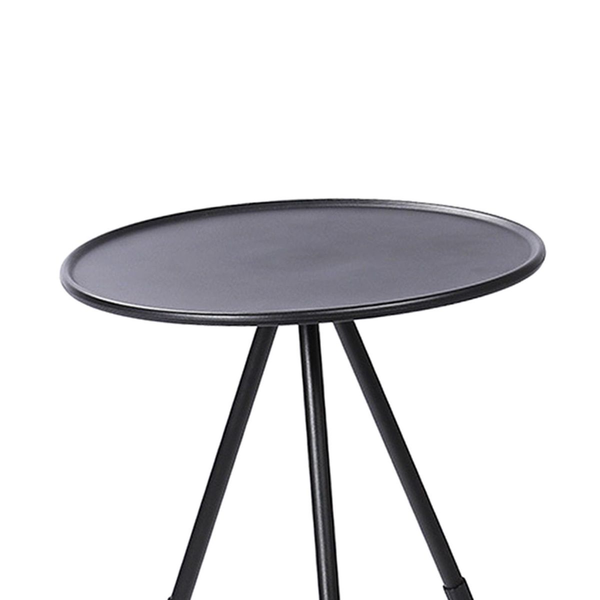 Camping Table Portable Height Adjustable Outdoor Camping Dining Black