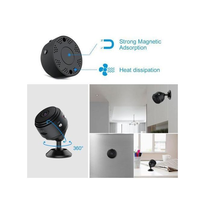 4K Mini WiFi IP Camera Hidden Built-in Battery CCTV