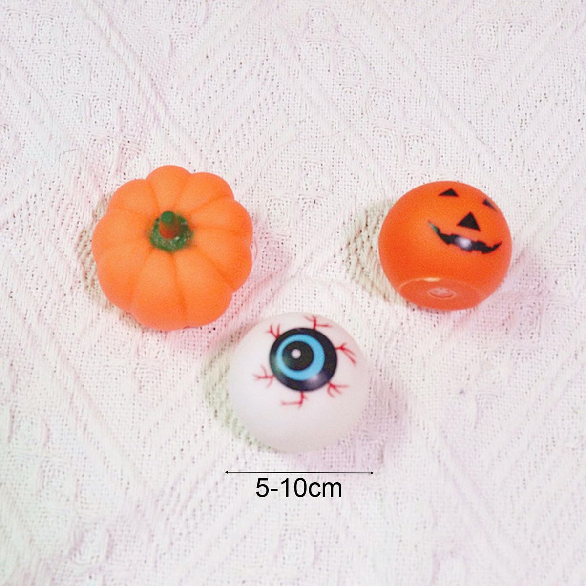 Durable Pet Toy 8pcs Halloween Pet Squeaky Toy Set Bite for Dogs White